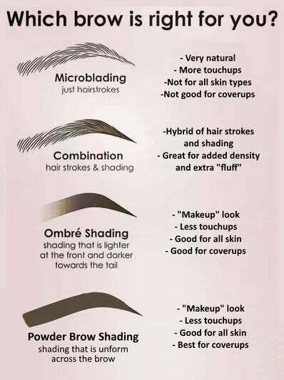 Mircoblading Eyebrows Ombre Eyebrows Types Of Eyebrows Tattoo