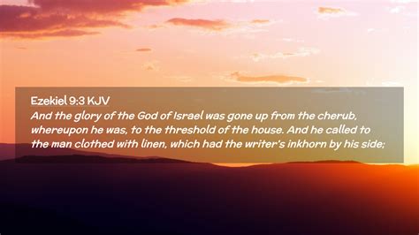 Ezekiel 93 Kjv Desktop Wallpaper And The Glory Of The God Of Israel