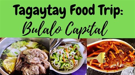 Tagaytay Food Trip Bulalo Capital YouTube