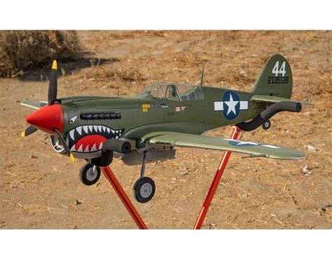 Sold At Auction Top Flite Models P Warhawk Rc Airplane Off