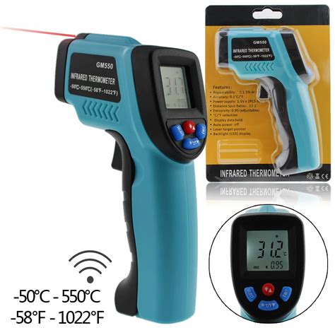 Digital Infrared Thermometer Non Contact Ir Laser Temperature Gun