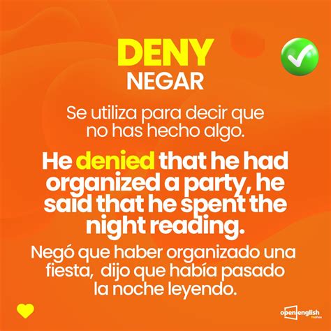 Openenglish On Twitter El Uso De Los Verbos Refuse Y Deny Pueden