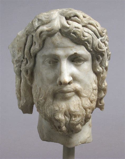 Head Of Christ Or Zeus Roman The Metropolitan Museum Of Art