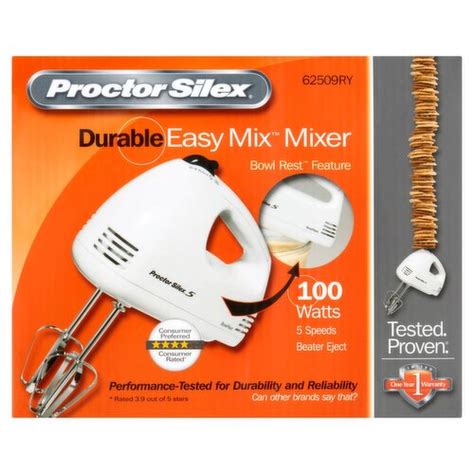 Proctor Silex Durable Easy Mix Hand Mixer Shoprite