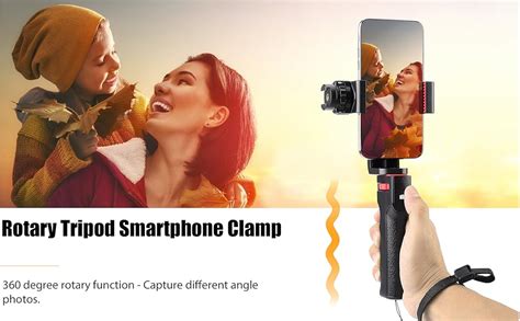 Zeadio Stabilisateur Bluetooth Pour Smartphone Poign E De Montage