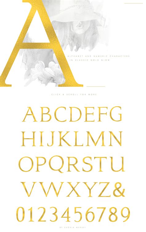 STAY GOLD Luxurious Alphabet Set By Euonia Meraki TheHungryJPEG