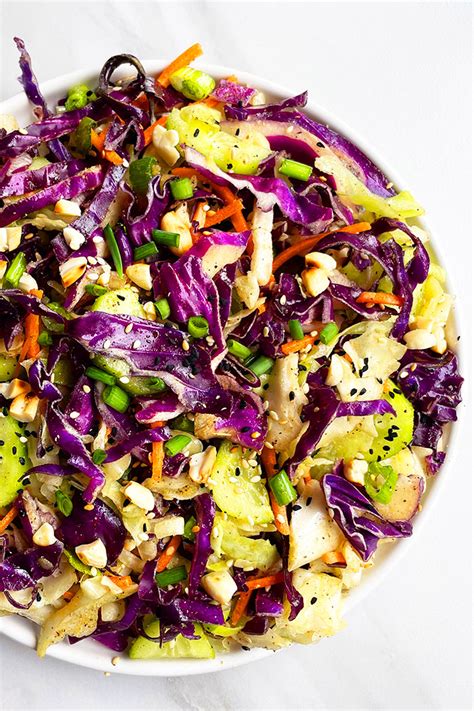 Asian Red Cabbage Salad