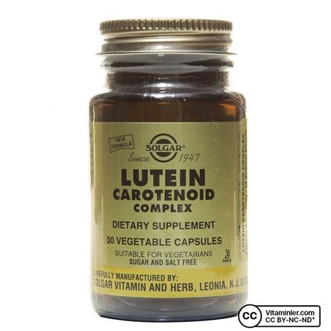 Solgar Lutein Carotenoid Complex 30 Kapsül - Göz Vitamini (Lutein)