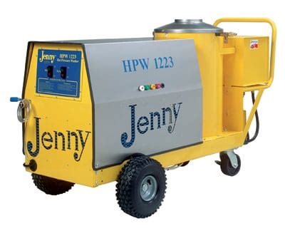 Jenny HPW1223 Oil Fired Portable Hot Pressure Washer Top Tools Kits