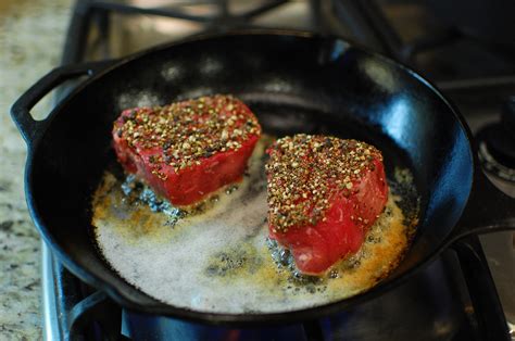 Beef Tenderloin Steaks Cast Iron Skillet