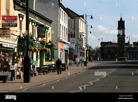 newmarket town centre high street suffolk england uk gb Stock Photo - Alamy