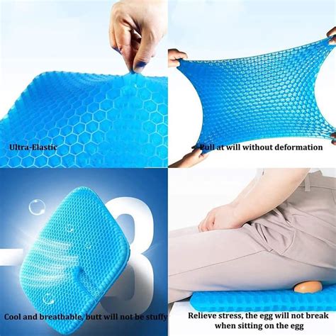 Patchz Bantalan Alas Duduk Pad Gel Seat Cushion Non Slip Ultra Elastic