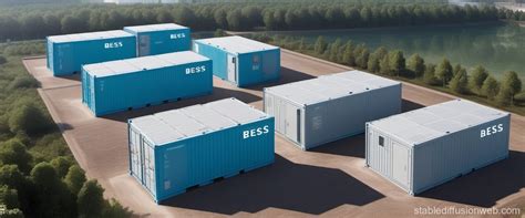 Battery Energy Storage System Bess As A Container Complex That Is