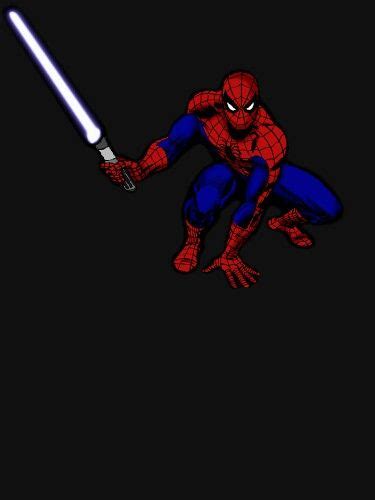 Lightsaber Spider Man May Lightsaber Webbing Spiderman Jedi Master Man