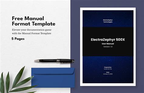 Free Editable Manual Templates in Word to Download