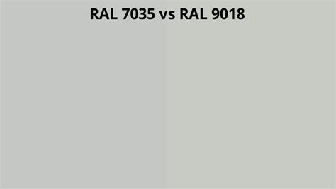 Ral 7035 Vs 9018 Ral Colour Chart Uk