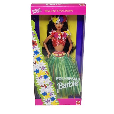 Vintage Mattel Polynesian Barbie Doll Of The World Original Box