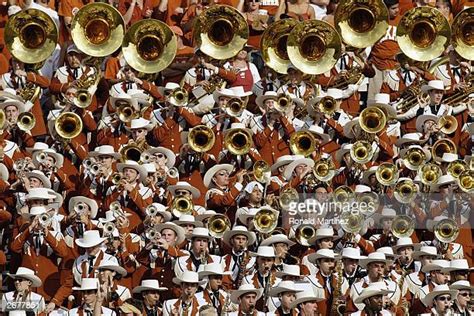 University Of Texas Marching Band Photos And Premium High Res Pictures