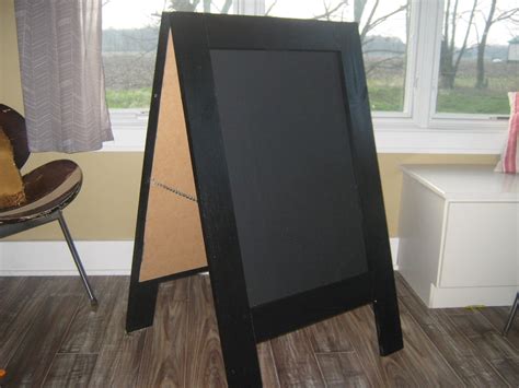 Outdoor Chalkboard Sandwich Board Sign Sidewalk Display Large