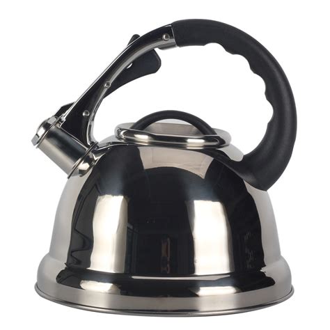 Stainless Steel Whistling Water Tea Pot Works For All Stovetops