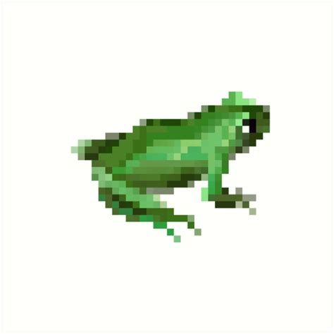 Frog Pixel Art Transparent A 16x16 Pixel Art Frog In Nes Color Images