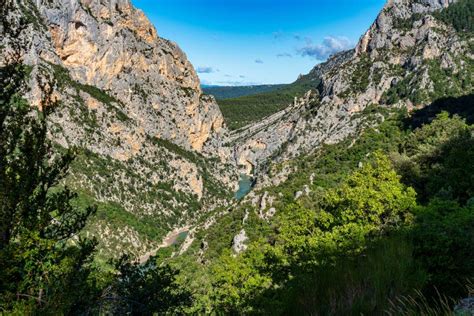 Verdon Gorge Gorges Du Verdon In French Alps Provence France Stock