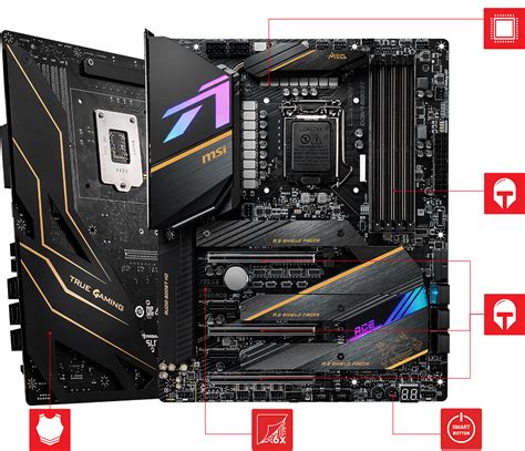 MSI MEG Z490 ACE ATX Gaming Motherboard (10th Gen Intel Core, LGA 1200 ...