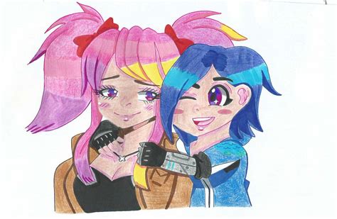 Smg4 Saiko And Tari Hugging By Micaraygun On Deviantart