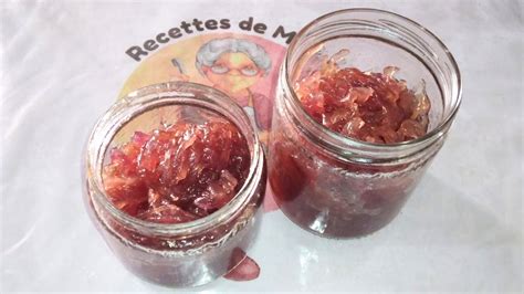 Confit D Oignons Rouges De Grand M Re Recette Maison Youtube