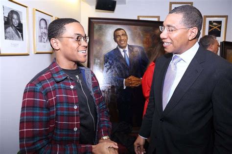 Power Star Michael Rainey Jr. Meets Jamaica PM Andrew Holness "Did ...