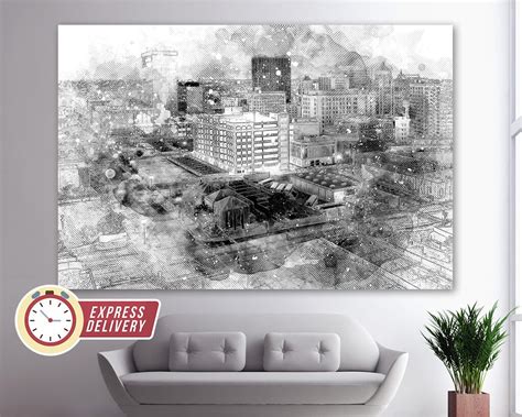 El Paso Skyline El Paso Canvas Art El Paso Print El Paso - Etsy