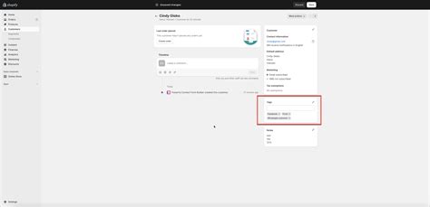 Customer auto tagging