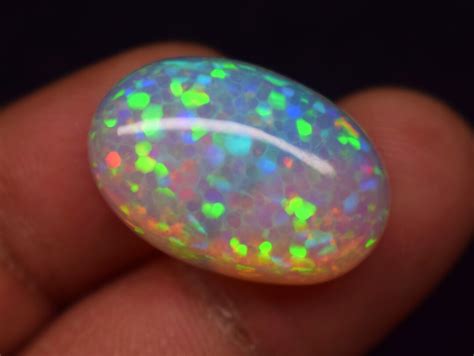 AAA Top Quaility Honeycomb Fire Ethiopian Opal Oval Shape 13 30 Carat