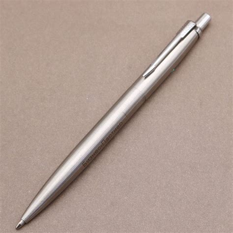 Metal Ballpoint Pen Stainless Steel Color Press Signature Pen Ball