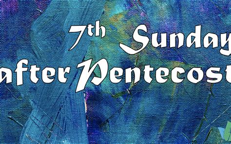 Season After Pentecost 2021 Lutheran Church Of The Master