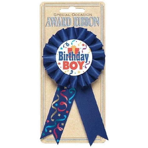 Birthday Boy Award Ribbon Party Expert