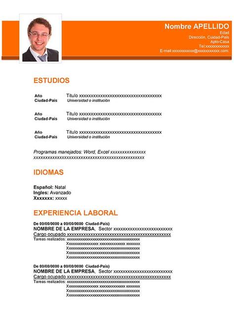 Ejemplos De Curriculum Vitae Para Trabajo