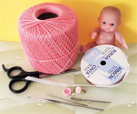 Free Easy Crochet Thread Dress Pattern For Inch Dolls Lots To Love