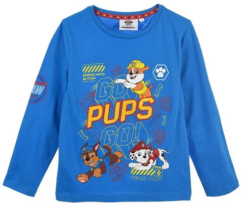 Bawe Niana Bluzka Dla Ch Opca Na Licencji Paw Patrol Marshall Rubble