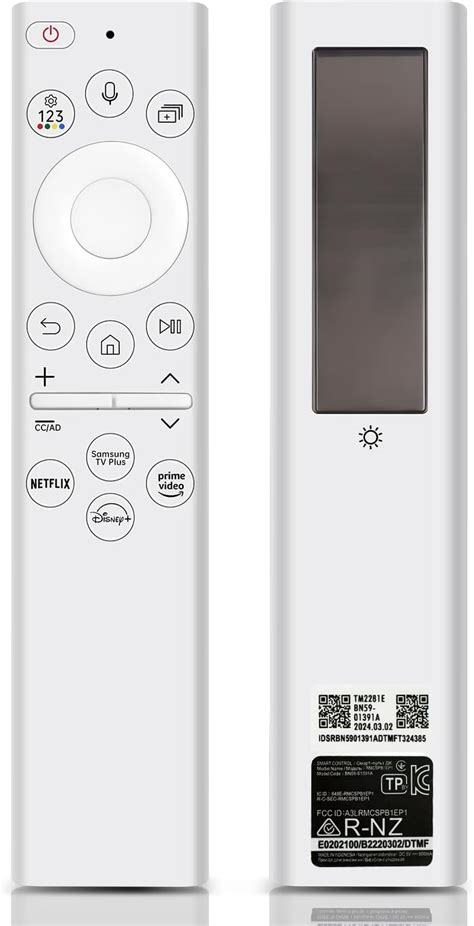 Amazon BN59 01391A Solar Voice Remote Replacement For Samsung