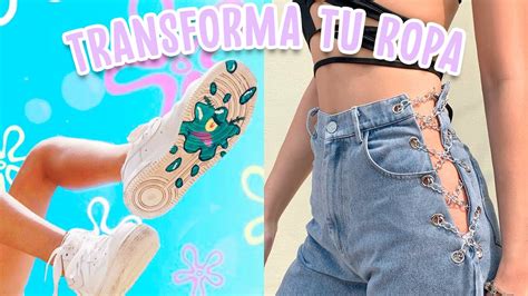 TRANSFORMA TU ROPA VIEJA A NUEVA 6 IDEAS AESTHETIC THRIFT FLIP