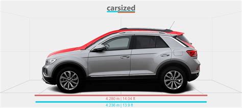 Dimensions Volkswagen T Roc 2021 Present Vs Opel Mokka 2012 2016