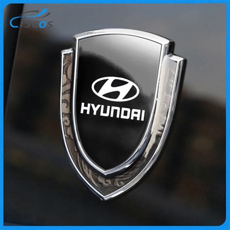 Ciscos Car Logo Metal Emblem Decoration Sticker For Hyundai Accent Eon