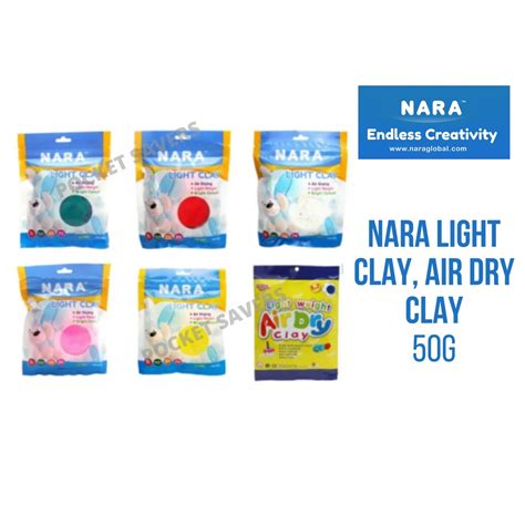 NARA Air Dry Clay 50 Grams Light Clay Super Soft Modeling Shaper