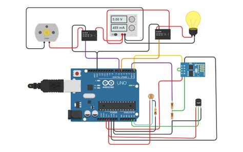 Circuit Design Smart Home Energy Management Tinkercad