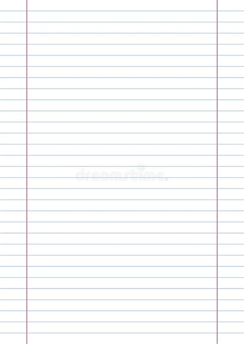 A4 Line Paper. stock vector. Illustration of design, note - 84193362