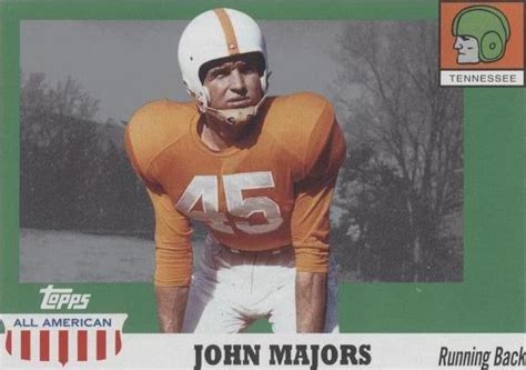 Topps All American Retired Edition Johnny Majors For Sale Ebay