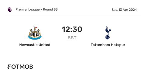 Newcastle United vs Tottenham Hotspur - live score, predicted lineups ...