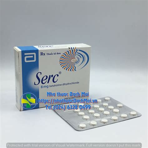 Serc 8mg Nhà thuốc Bạch Mai