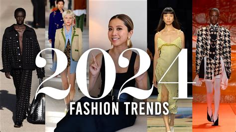 2024 Fashion Trends Vogue Elle Glamour And More Youtube